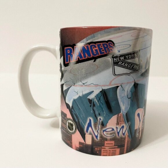 Vintage NHL New York Rangers Mug Hockey Coffee Cup - Picture 16 of 16